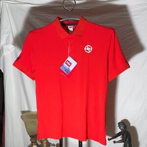 Helly Hansen Red Polo with White Embroidered Chest Emblem